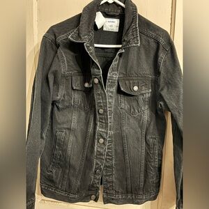 Old Navy Men's Charcoal Denim Jacket